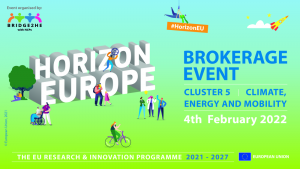 Horizon Europe Brokerage event for Cluster 5: Climate, energy and mobility